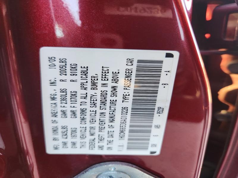 2006 Honda Accord ex
