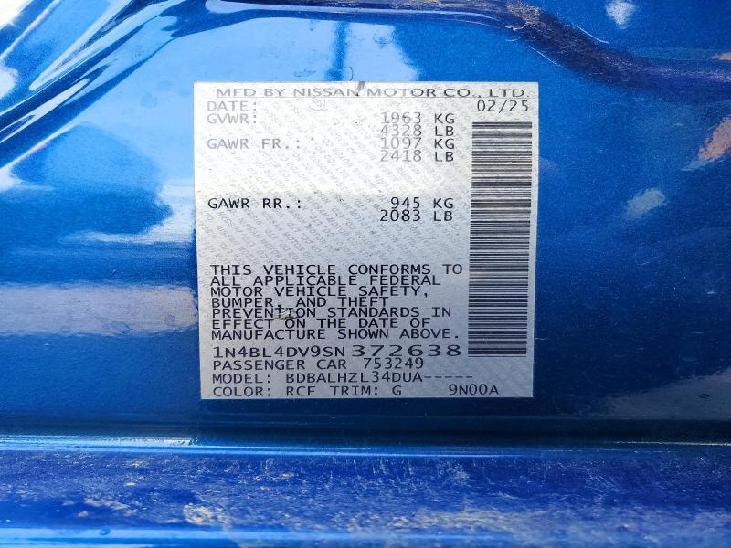 2025 Nissan Altima sv
