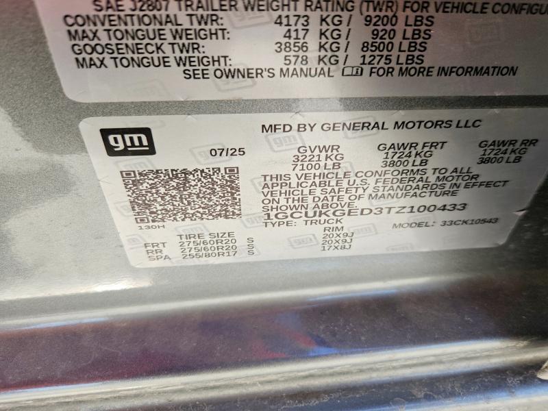 2026 Chevrolet Silverado K1500 ltz