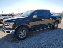 Salvage trucks for sale at Houston, TX auction: 2019 Ford F-150 Lariat Supercr