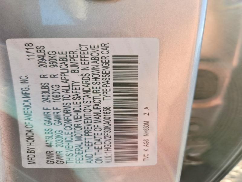 2019 Honda Accord Sport