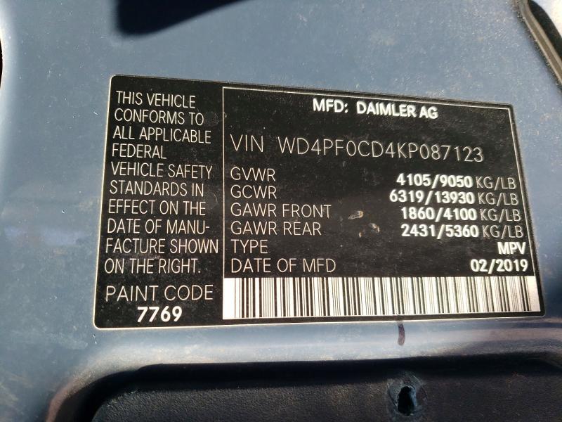 2019 Mercedes-Benz Sprinter 2500/3500