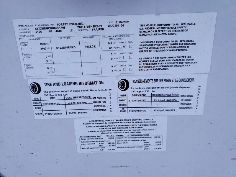 2021 Wildwood By Forest River Travel Trailer