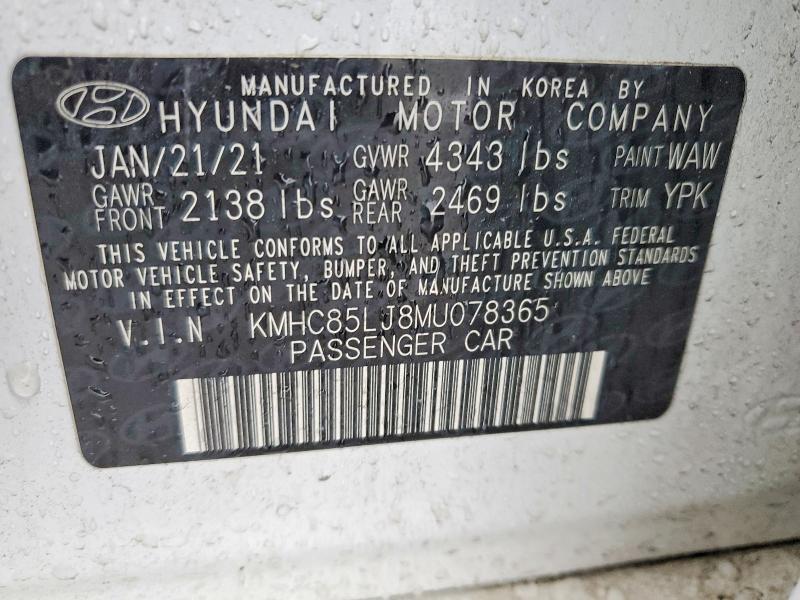 2021 Hyundai Ioniq Electric Limited