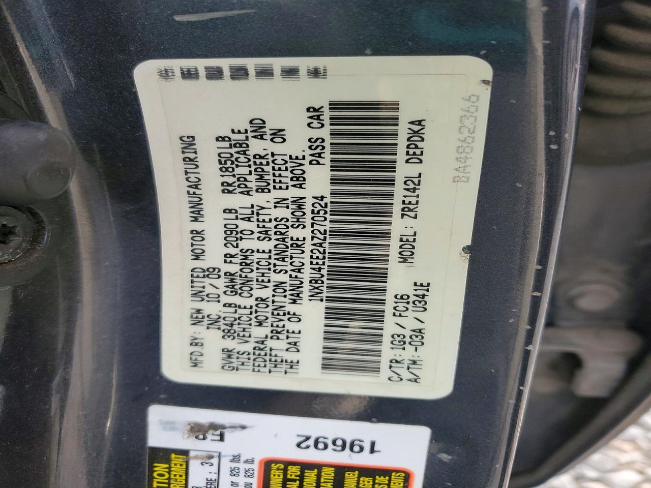 2010 Toyota Corolla Base