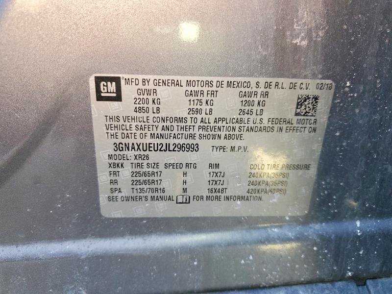 2018 Chevrolet Equinox lt