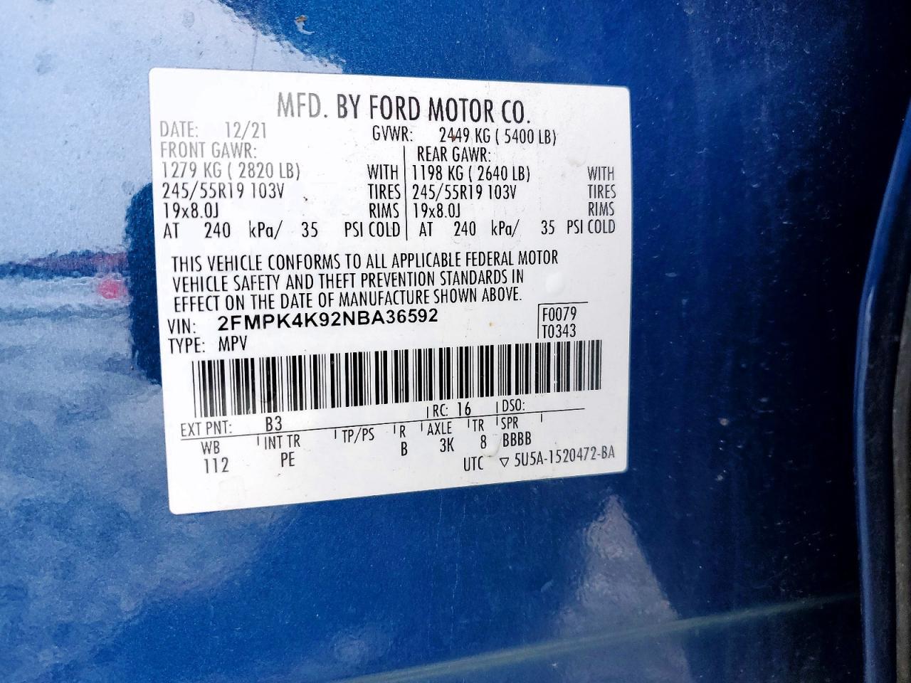 2022 Ford Edge Titanium