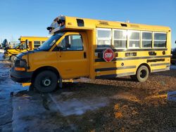 Salvage trucks for sale at Nisku, AB auction: 2010 Chev 2010 Thomas Minotour G4500