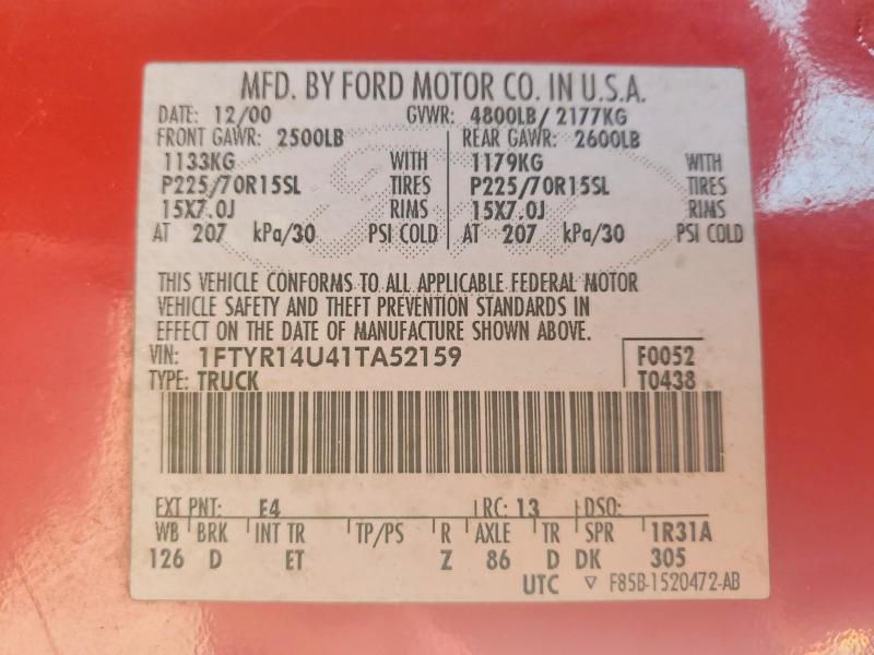 2001 Ford Ranger