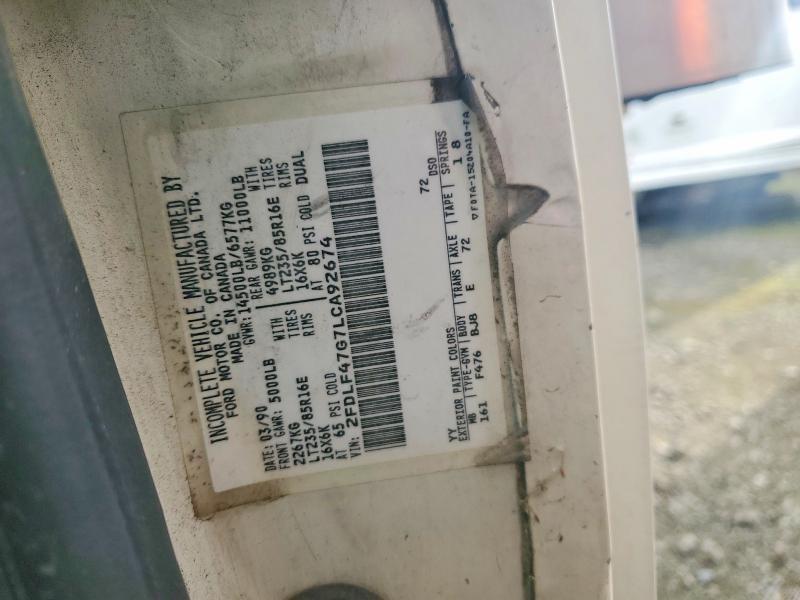 1990 Ford F Super Duty BOX Truck