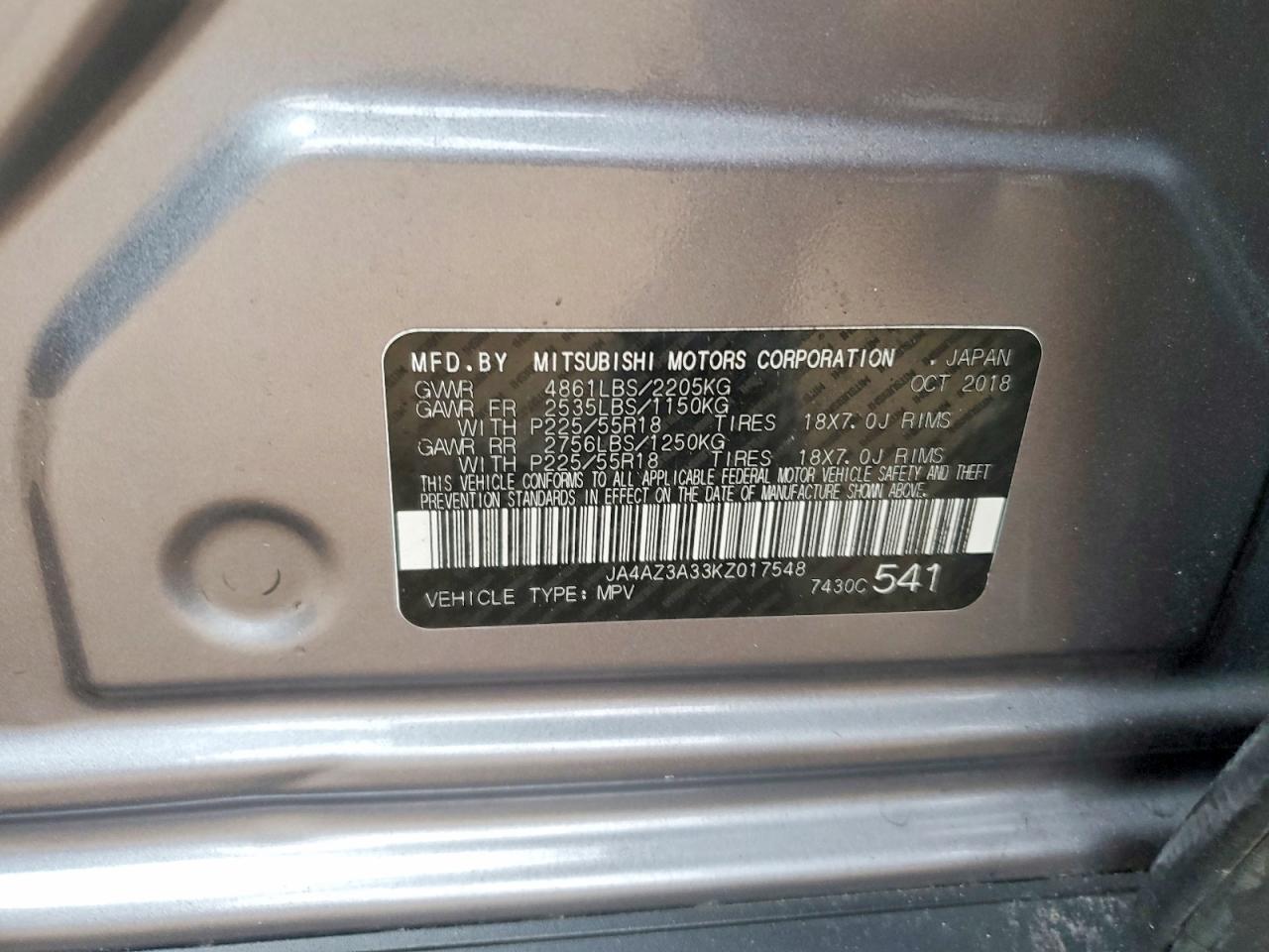 2019 Mitsubishi Outlander se