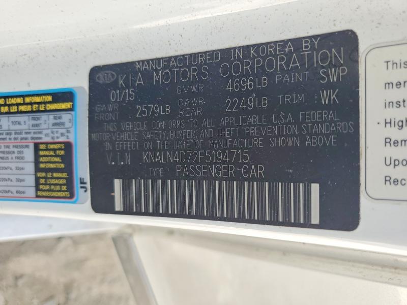 2015 KIA Cadenza Premium