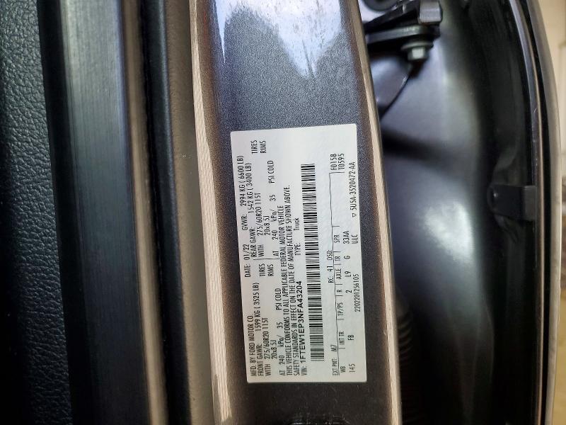 2022 Ford F150 Supercrew