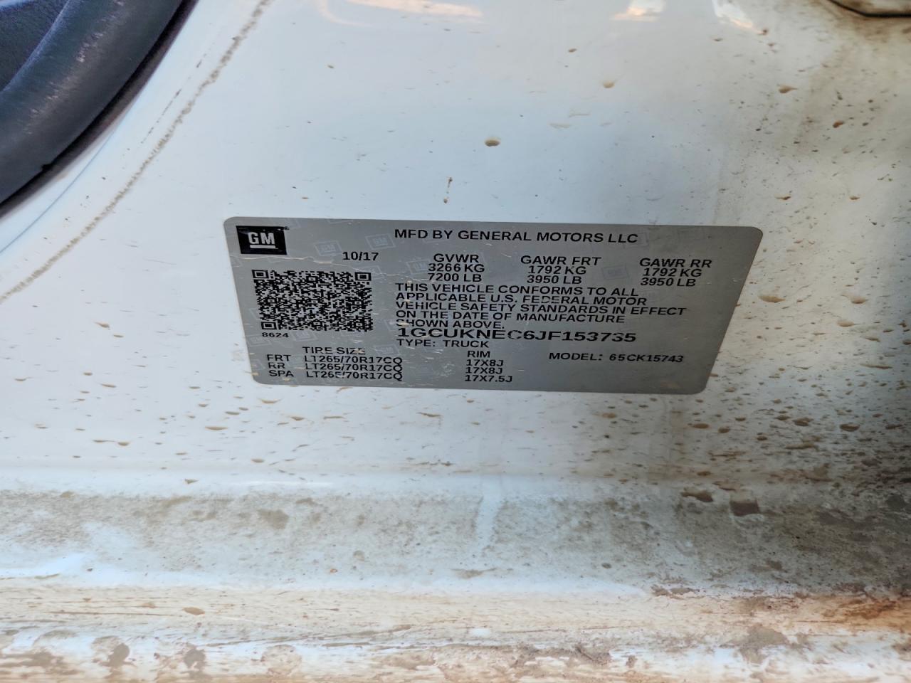 2018 Chevrolet Silverado K1500