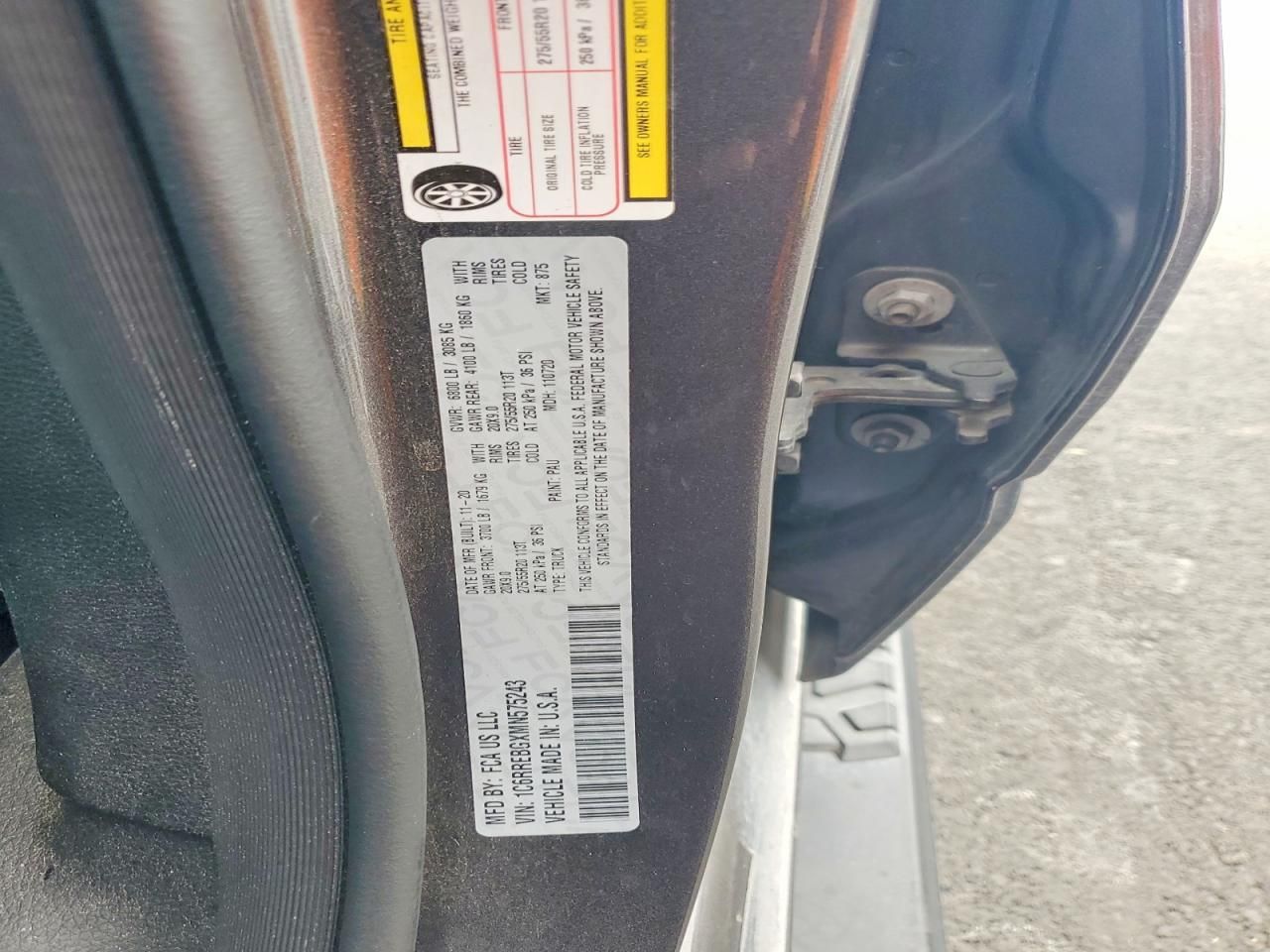 2021 Dodge Ram 1500 big Horn