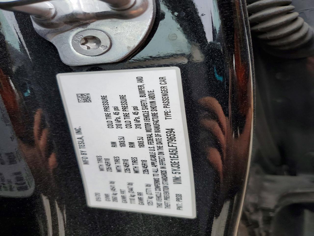 2020 Tesla Model 3