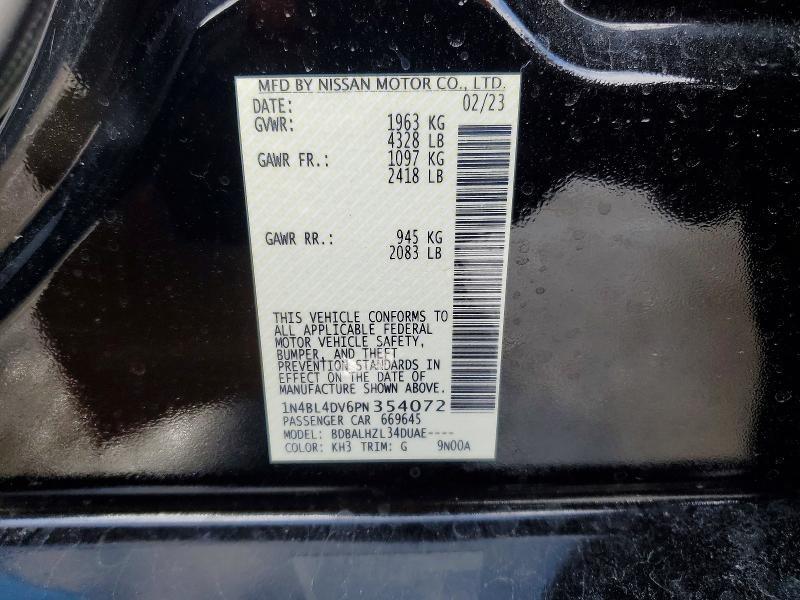2023 Nissan Altima 2.5 sv