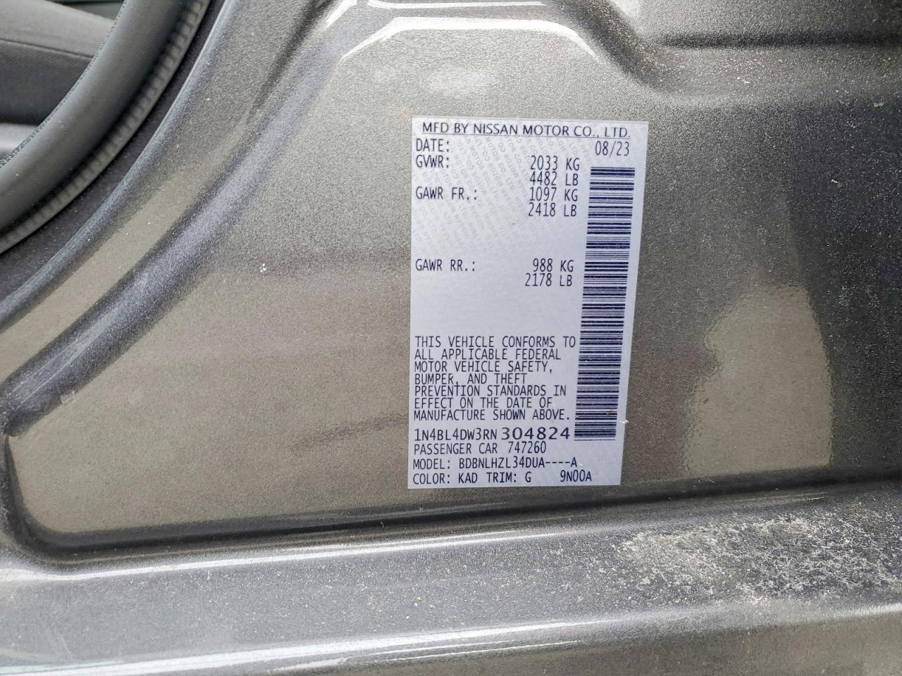 2024 Nissan Altima sv