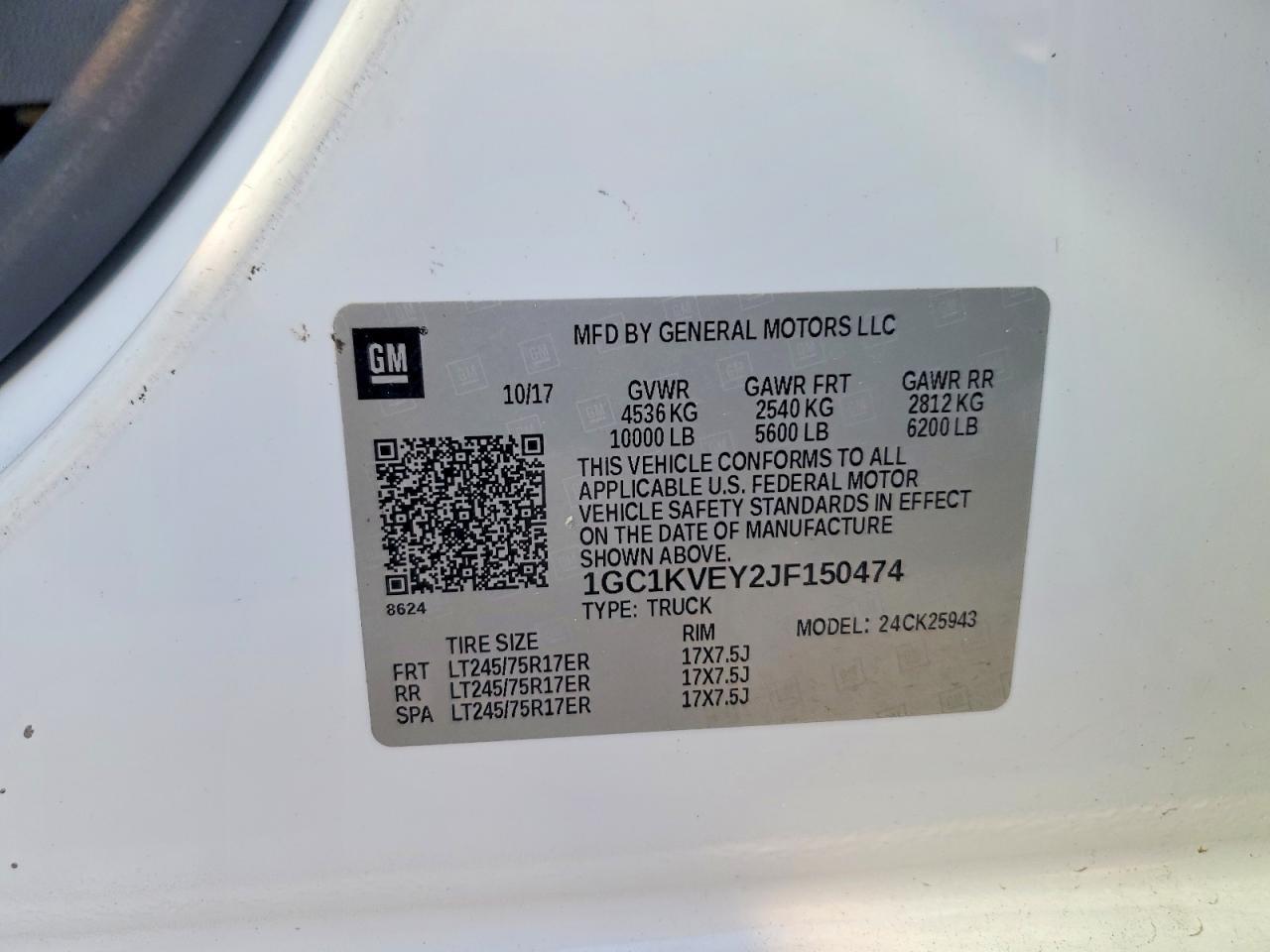 2018 Chevrolet Silverado K2500 Heavy Duty LT
