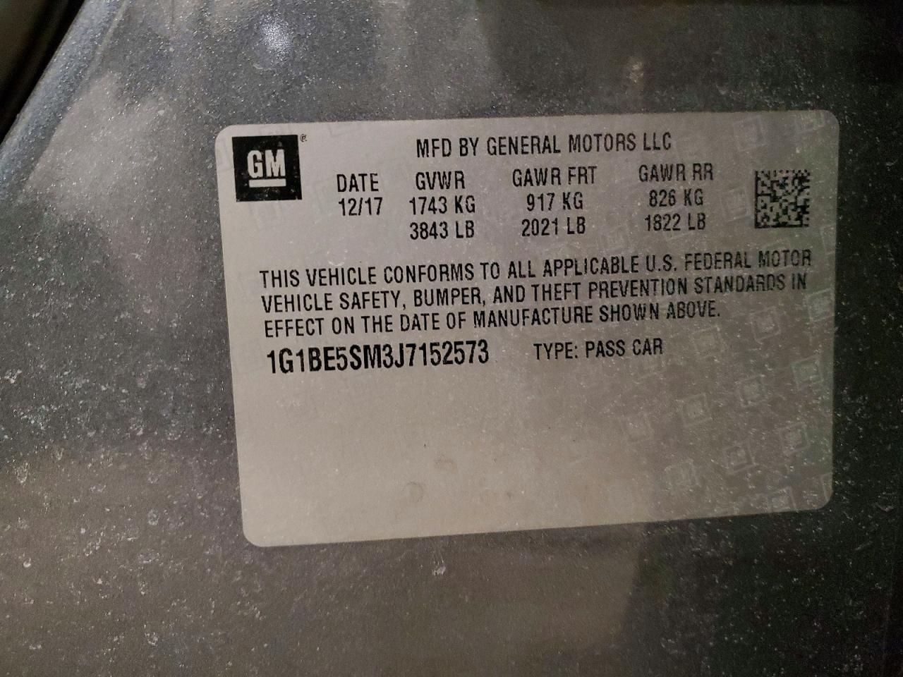 2018 Chevrolet Cruze lt