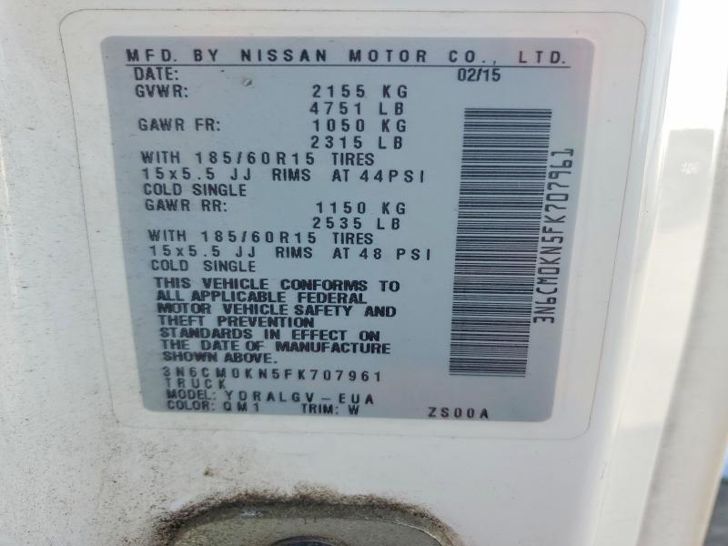2015 Nissan NV200 Delivery Van