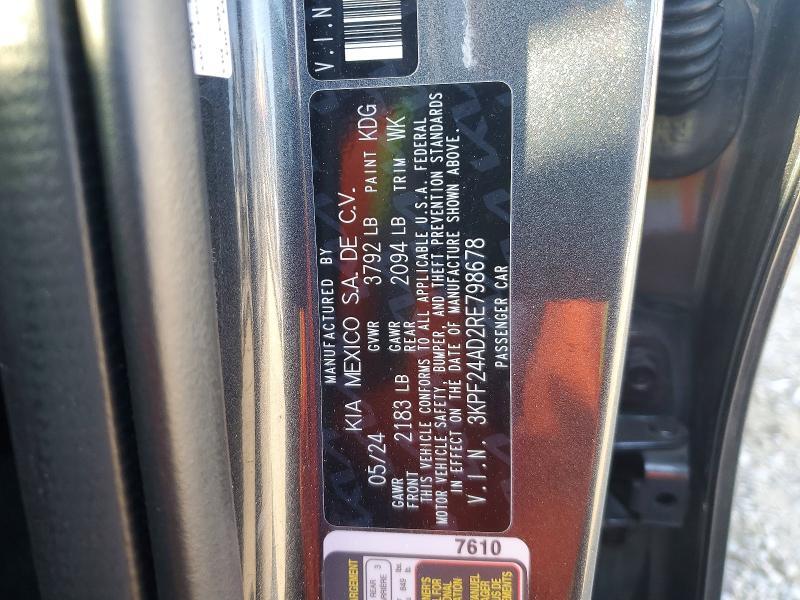 2024 KIA Forte lxs