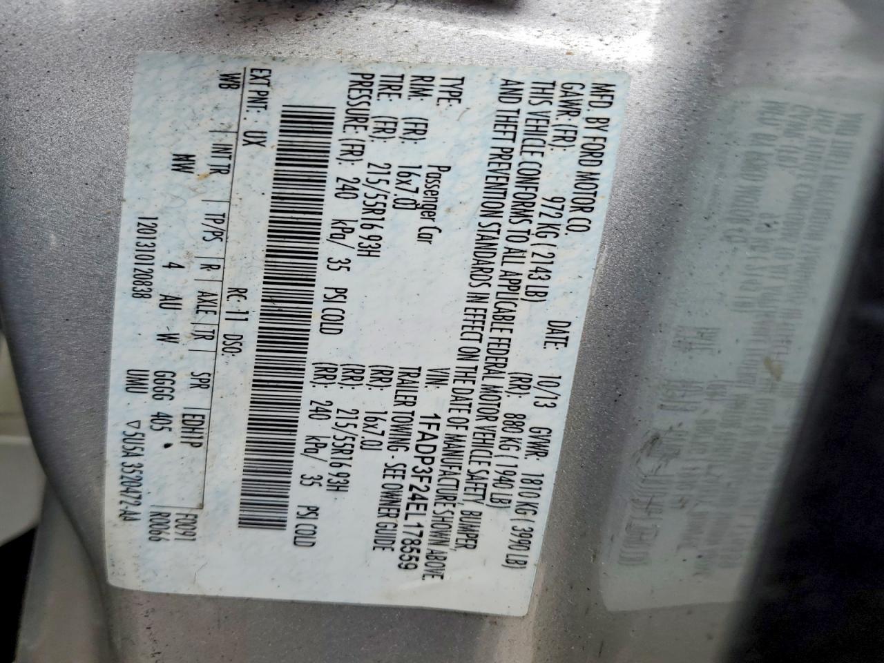 2014 Ford Focus se