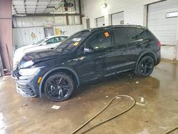 Salvage cars for sale from Copart Chicago Heights, IL: 2023 Volkswagen Tiguan se R-line Black