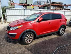 KIA salvage cars for sale: 2015 KIA Sportage lx