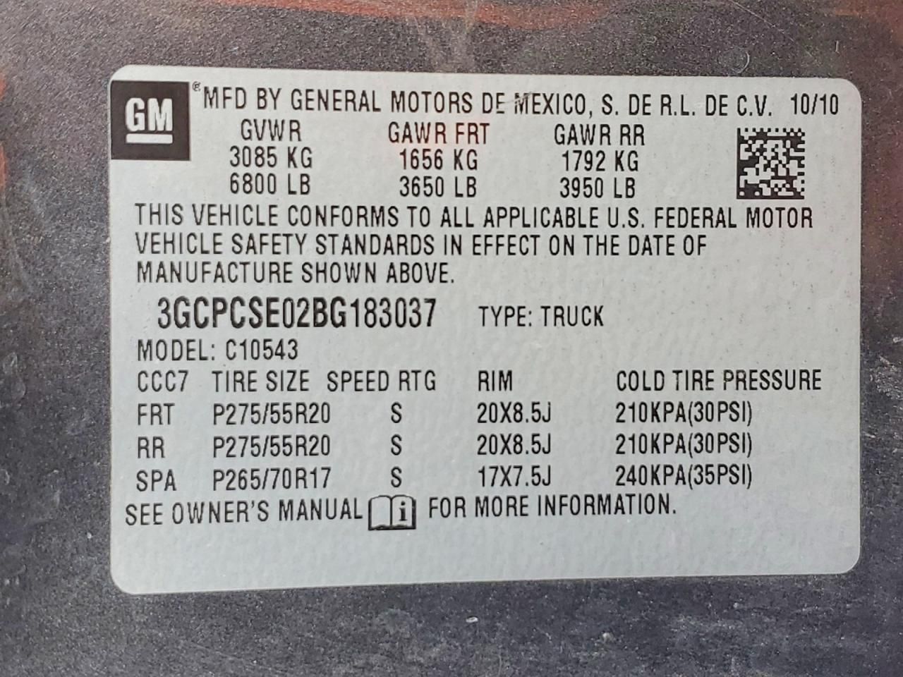 2011 Chevrolet Silverado C1500 lt