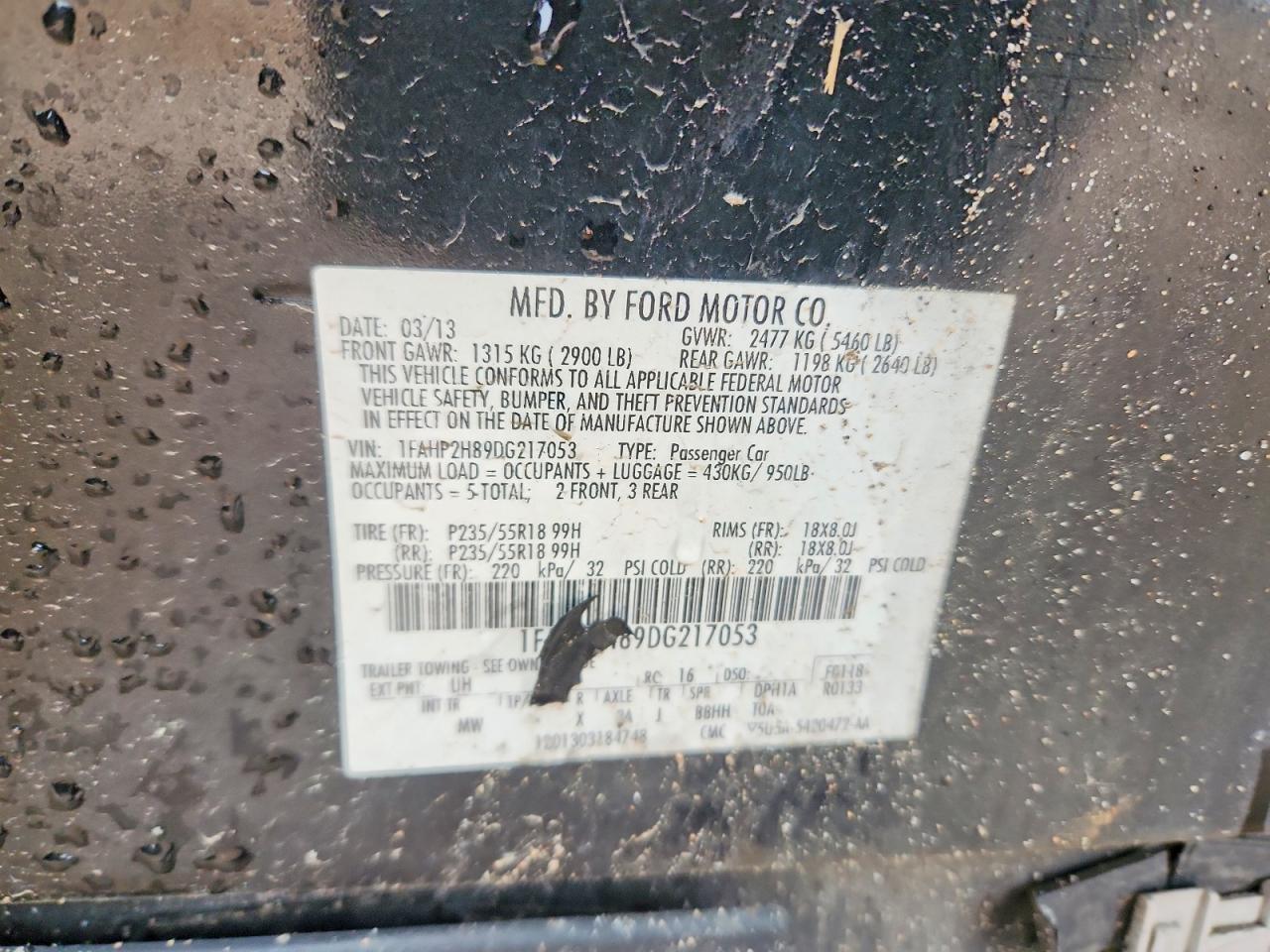 2013 Ford Taurus sel
