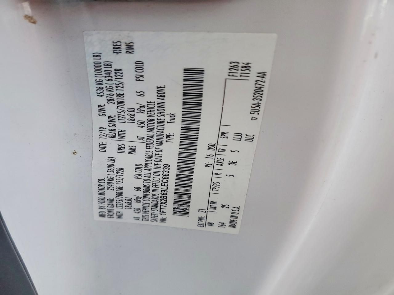 2020 Ford F250 Super Duty