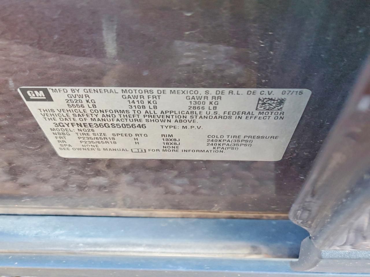 2016 Cadillac Srx Luxury Collection