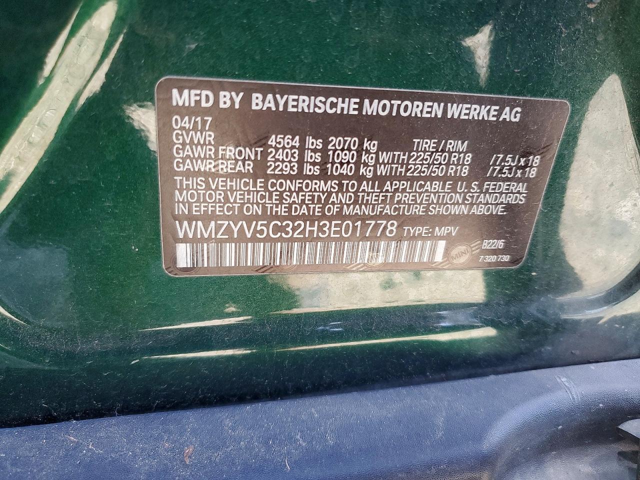 2017 Mini Cooper Countryman All4