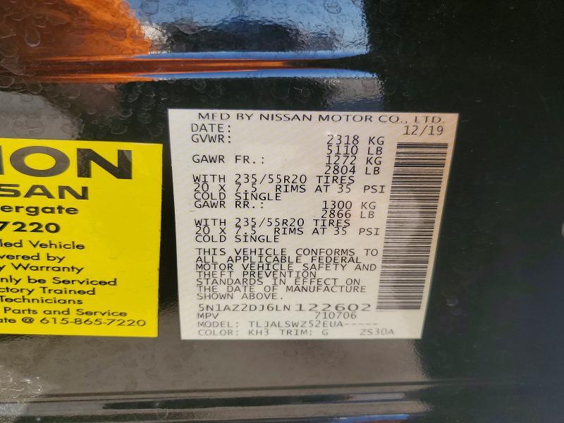 2020 Nissan Murano Platinum