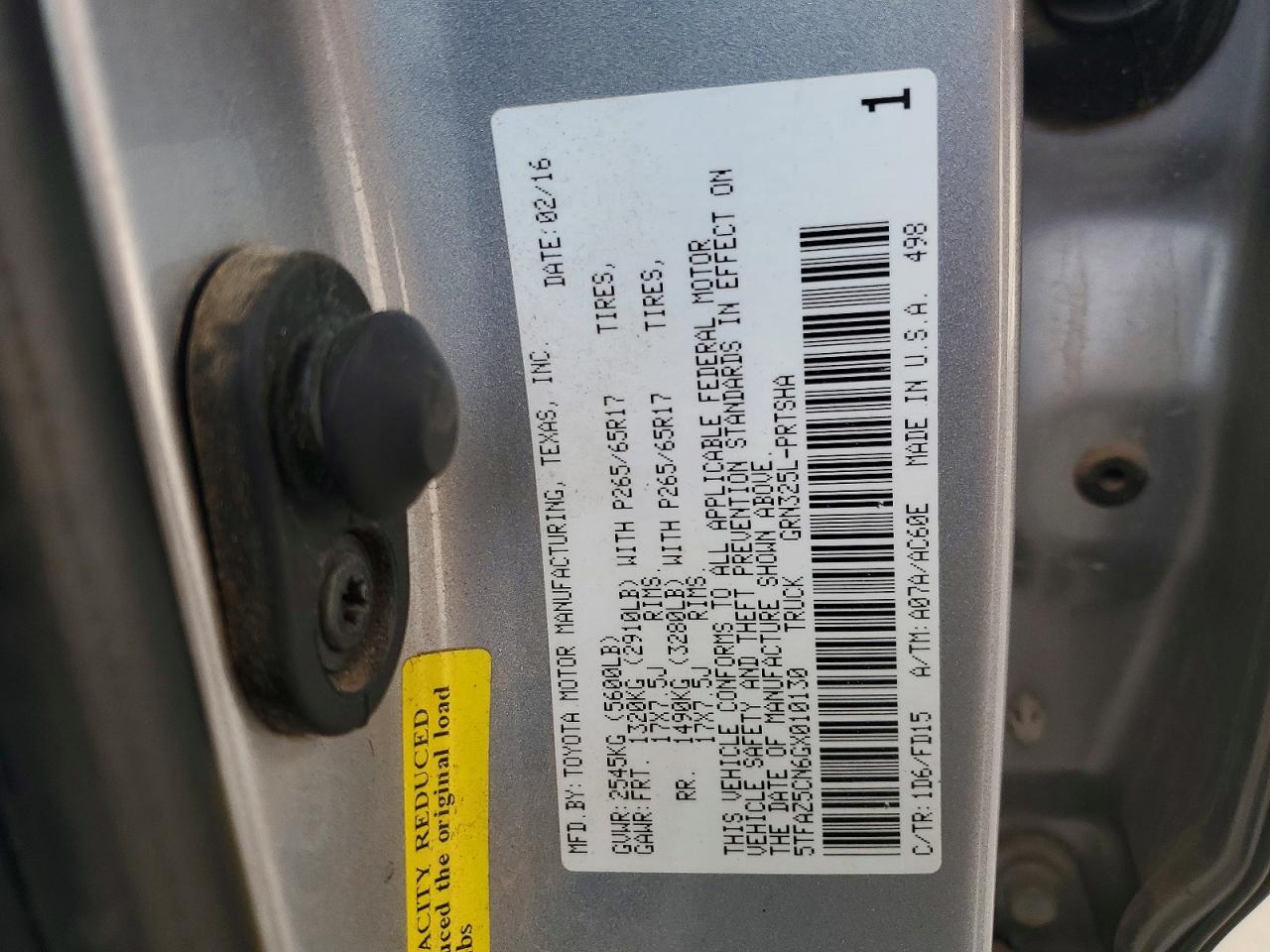 2016 Toyota Tacoma TRD Sport