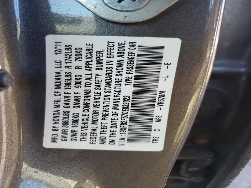 2012 Honda Civic lx