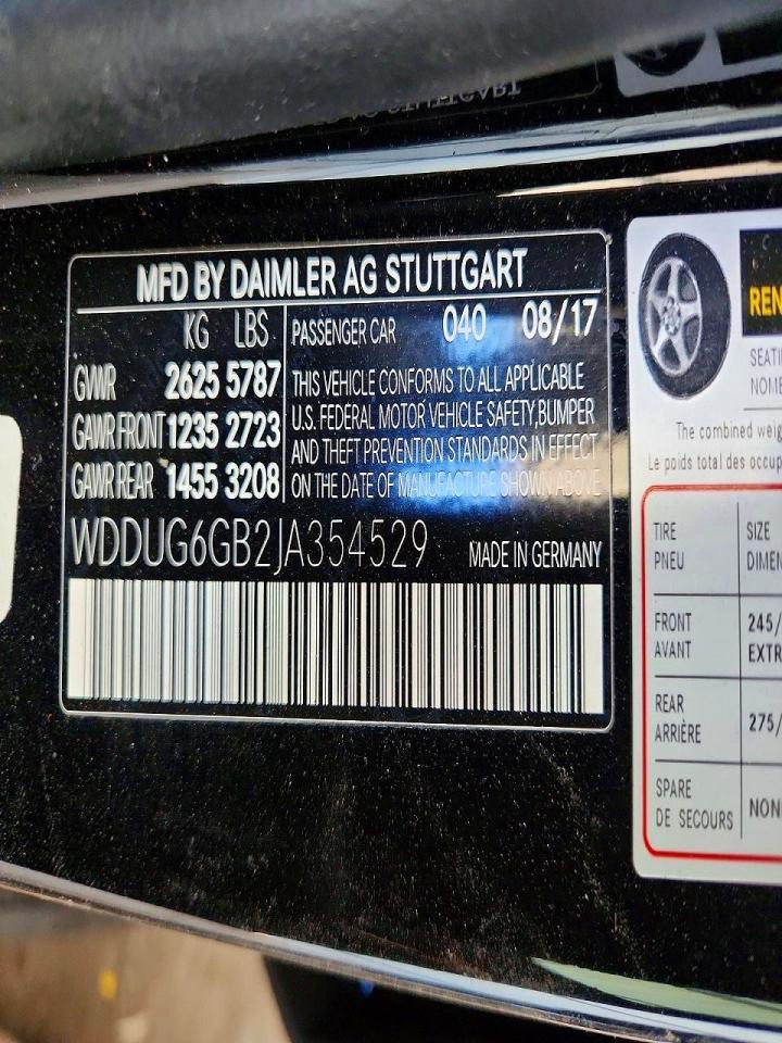 2018 Mercedes-Benz S 450