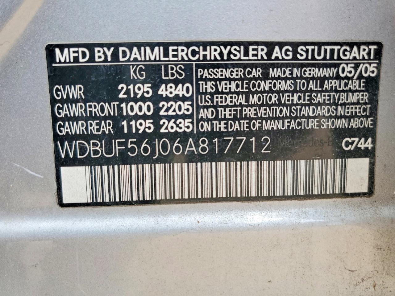 2006 Mercedes-Benz E 350