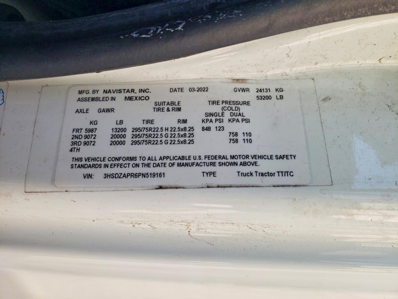 2023 International LT625 Semi Truck