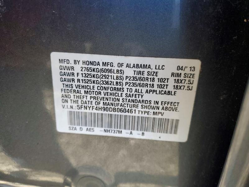 2013 Honda Pilot Touring