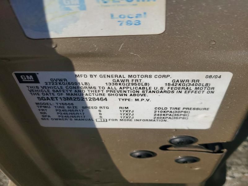 2005 Buick Rainier cxl