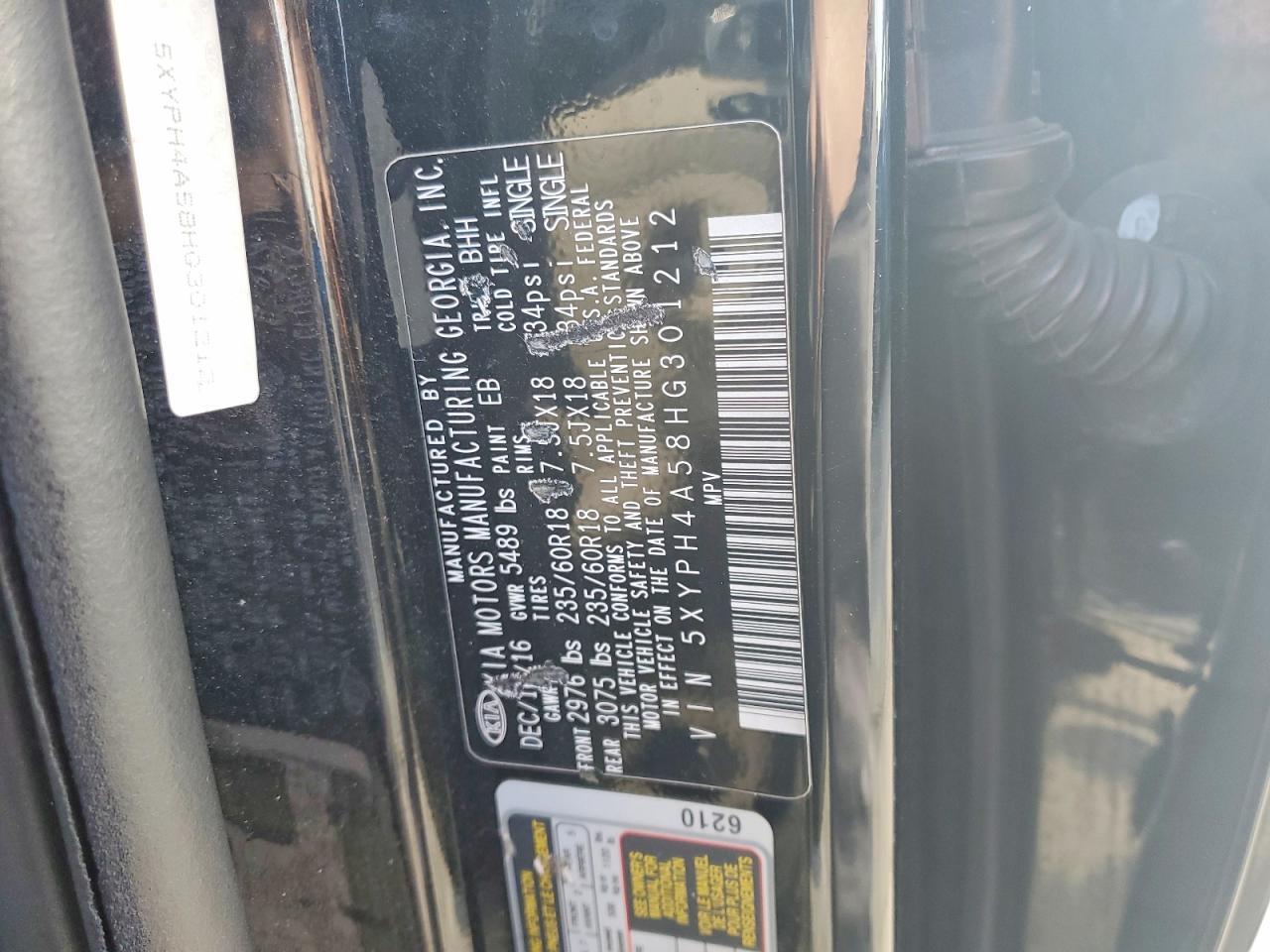 2017 KIA Sorento ex
