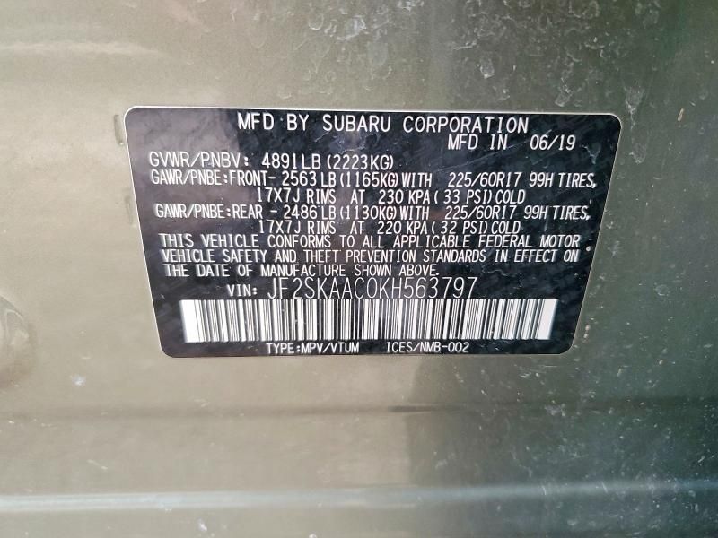 2019 Subaru Forester