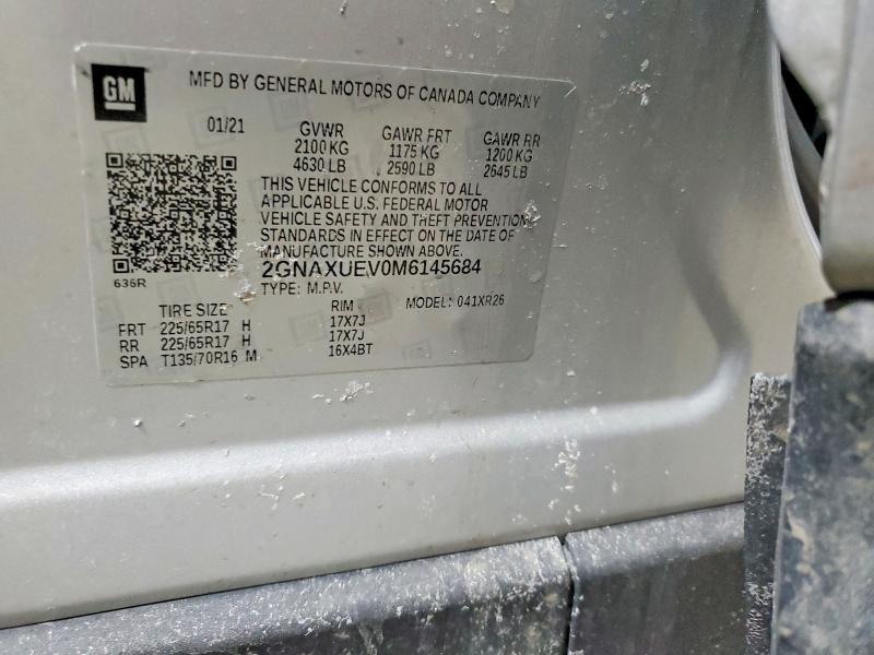 2021 Chevrolet Equinox lt