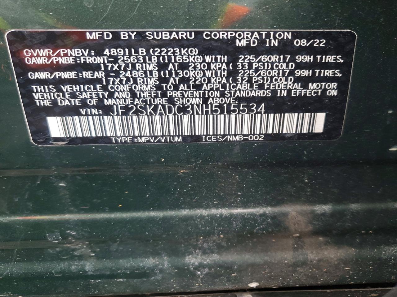 2022 Subaru Forester Premium