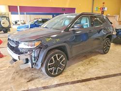 Jeep salvage cars for sale: 2017 Jeep Compass Limited