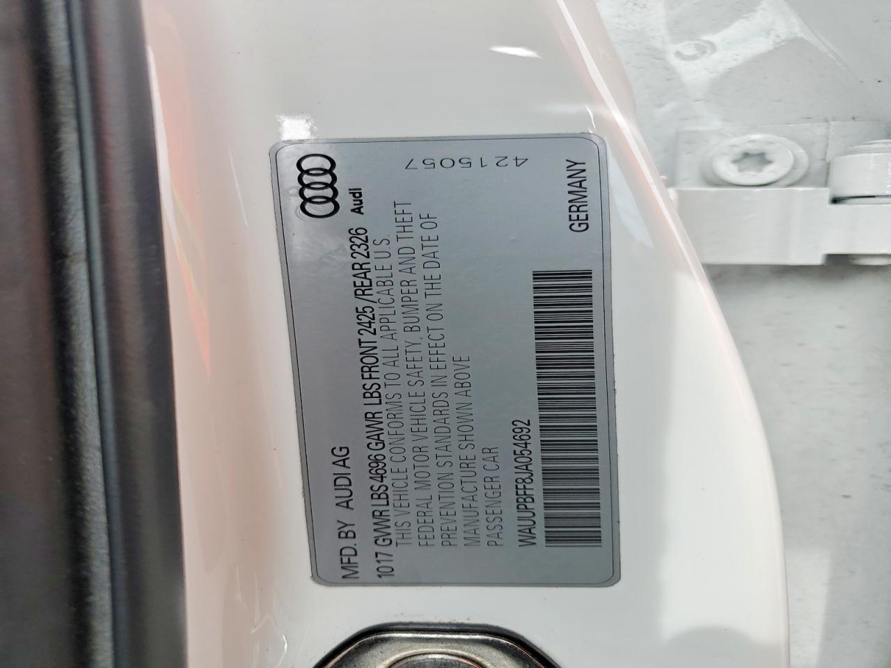 2018 Audi A3 E-tron Premium