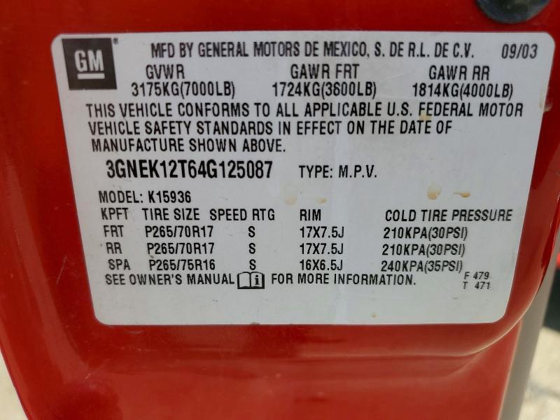 2004 Chevrolet Avalanche K1500