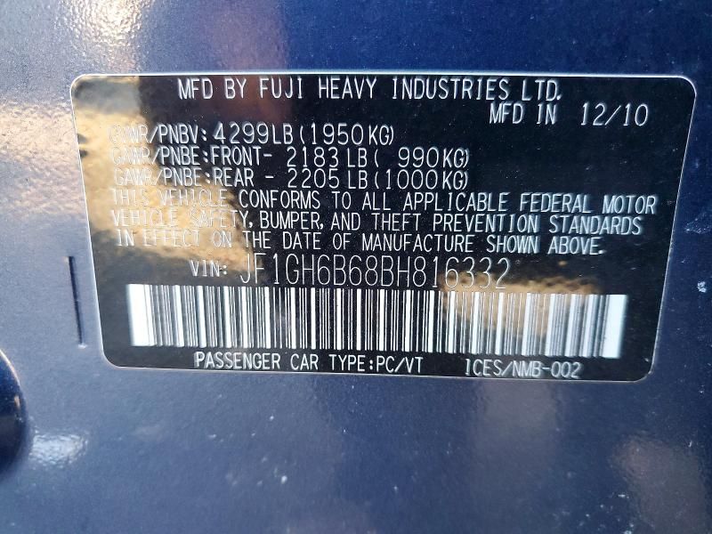 2011 Subaru Impreza 2.5i Premium